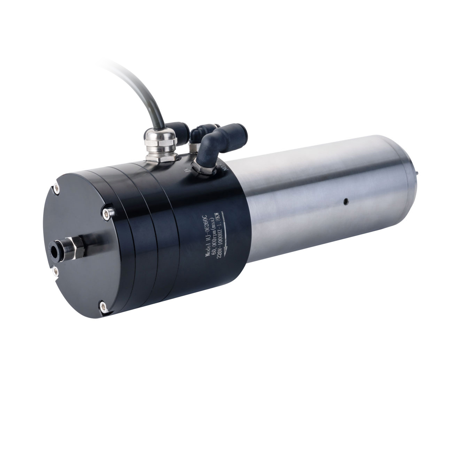 厂家直销 1.8KW ER11 62mm 水冷主轴 220V 高性能高精度CNC木工金属雕刻机高转速电机