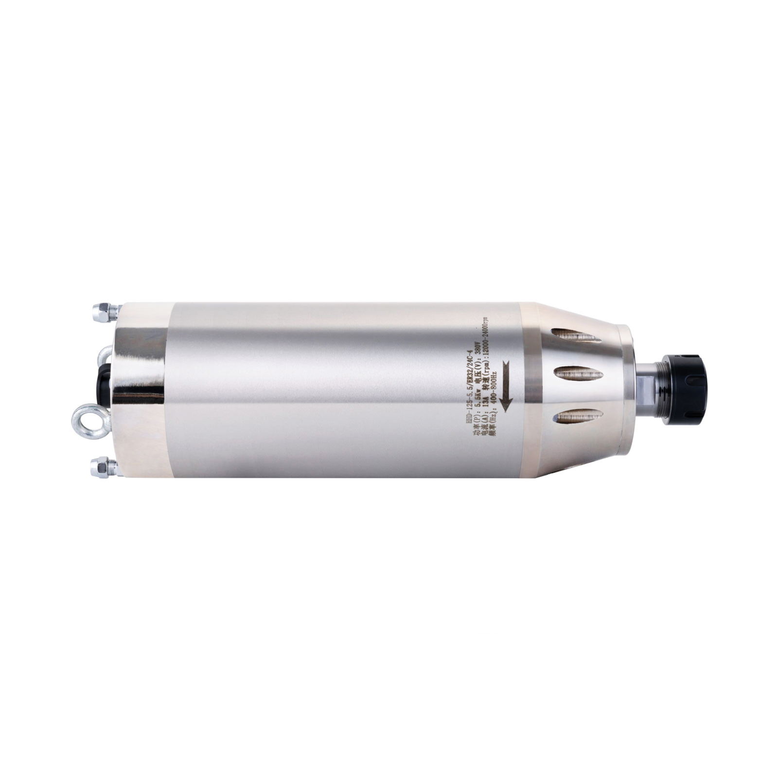 厂家直销 5.5KW ER25 125mm 水冷ATC主轴220V/380V 高性能高精度CNC木工金属雕刻机高转速电机