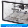 可定制亚克力CNC 雕刻机防护罩 510x455x335mm 适配 3018 PRO/1810/1610 高透防尘隔音降噪外壳
