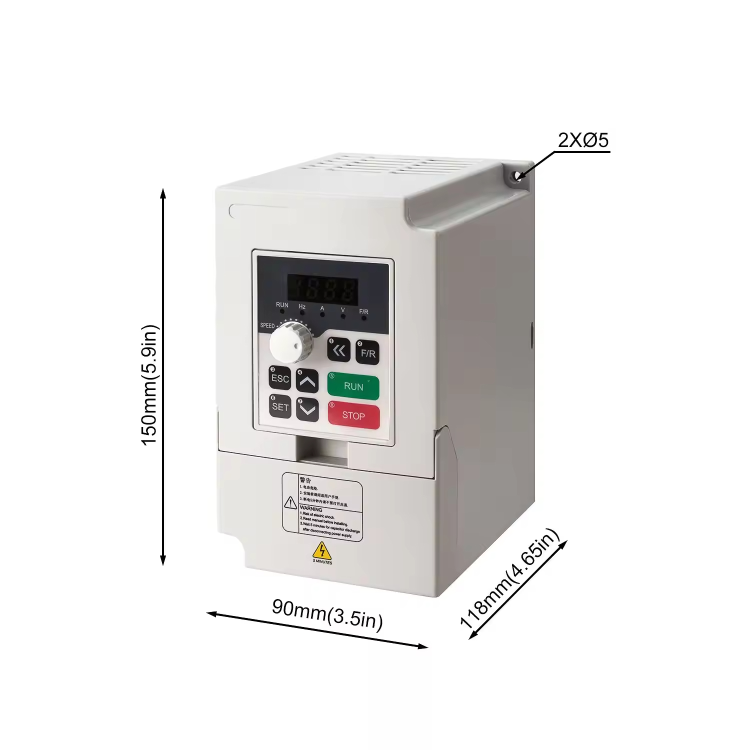 工业级H100系列 2.2KW 110V 单相高性能高频控制矢量变频器，雕刻机主轴通用控制
