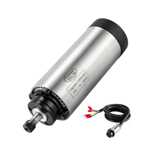 厂家直销 1.5KW ER16 80mm 风冷主轴110V/220V 高性能高精度CNC木工金属雕刻机高转速电机