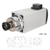 厂家直销 5KW ER32 方型风冷主轴（不带边） 220V/380V 高性能高精度CNC木工金属雕刻机高转速电机