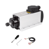 厂家直销 1.5KW ER11 方型风冷主轴 110V/220V 高性能高精度CNC木工金属雕刻机高转速电机