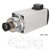 厂家直销 6KW ER32 方型风冷主轴-不带边 220V/380V 高性能高精度CNC木工金属雕刻机高转速电机