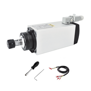 厂家直销 3KW ER20 方型风冷主轴（不带边） 220V/380V 高性能高精度CNC木工金属雕刻机高转速电机